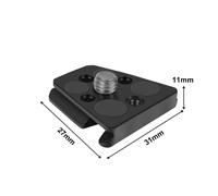 Pince de plaque à dégagement rapide,kit de commutation rapide,support de port en V pour Gopro 11,caméra d'action pour DJI Ronin RS,accessoires de stabilisateur de cardan - Type Part 2 of Type I