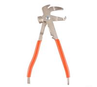 Pince de poids de roue de qualité professionnelle pour l'entretien de l'équilibreur de pneus avec construction forgée et poignées trempées en PVC (rouge)
