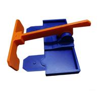 Pince de portail de démarrage à double voie pour rails Hot-Wheels - Démarreur de lancement de voiture avec support de table sécurisé - Accessoire de portail de course en plastique ABS pour jeux à