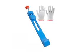 Pince de positionnement réglable pour scie circulaire de 10,2 cm et 12,7 à 15,2 cm, avec mécanisme de boucle inversée bidirectionnelle, gants inclus