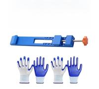 Pince de positionnement réglable pour scie circulaire de 10,2 cm et 12,7 à 15,2 cm, guide de clôture avec réglage de précision, boucle inversée bidirectionnelle, comprend 2 paires de gants