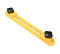 Pince de positionnement réglable pour scie circulaire de 10,2 cm et 15,2 cm avec boucle double fonction (jaune)