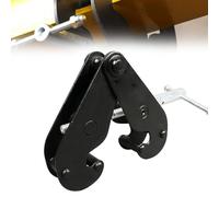 Pince de Poutre, Pince de Poutre de Type I, Plage de Bride Réglable de 3 À 12,6 Pouces, Capacité de Charge de 1 À 10 T, Style Relevable, Noir(2T 75-230MM/3-9.1IN)