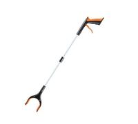 pince de préhension, Pince à long manche, pliable et rotative, outil de préhension for la pêche, ramassage des déchets, aide(Orange)