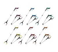 Pince de préhension pliable avec aimant - Pince à ordures en aluminium, rotation à 360 °, outil de préhension ergonomique pour le nettoyage extérieur, pince de jardin légère, outil de ramassage