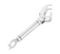 Pince de préhension pour chauffante - 23 cm - En acier inoxydable - 73 g - Anti-brûlure - Avec décapsuleur - Pour casseroles, bols, poêles, assiettes, fours, micro-ondes, cuisine, comptoir