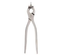 Pince de Presse en Cuir, Pince de Bord de Presse en Acier Inoxydable, Pince à Aplatir en Cuir à Long Manche, Pince Plate de Bricolage de Haute Dureté pour Portefeuille de Sac de Ceinture