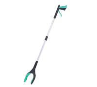 Pince de ramassage des ordures pliable et légère, outil d'extension du bras déchets for l'extérieur l'intérieur Pour Le Ramassage Des Déchets(Light Green)