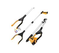 Pince de ramassage d'objets, outils de ramassage avec embouts magnétiques, pince télescopique rotative pour ramasser les objets