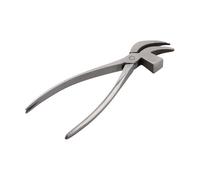 Pince de réglage du bord du cuir - Pince à aplatir - En acier inoxydable - Anti-rouille et résistante - Mâchoires étroites pliées - Temps et effort