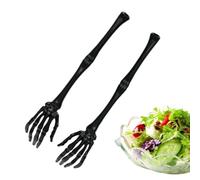 Pince de salade squelette 31 Centimètres De Longueur Effrayantes Et | Service de table squelette en os Pour Fête Cuisine Repas Maison Bar Buffet Café