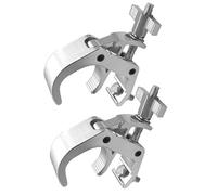 Pince de scène robuste en aluminium avec crochet de lampe haute capacité pour lumières LED lourdes, installation rapide et capacité de poids élevée, matériel de gréement professionnel de scène