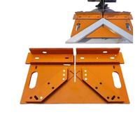 Pince de scie à onglet à 45 degrés - Support de coupe de précision, base en métal renforcé, guide d'angle précis | Système de fixation pour cadres, profilés en aluminium, plinthes, garniture de