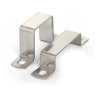 Pince de selle de cheval en acier inoxydable 304, tube carré rectangulaire épais, type U/M, 1 pièce(70 x 70 (1Pcs))