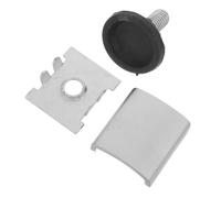 Pince de Séparation de Bureau en Fer, Connecteur Minimaliste Argenté | Office et Workstation, Sûre, Assemblage Rapide, Usage Quotidien, Compatible Généralement