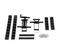 Pince de Serrage 4 Directions, Support de Positionnement d'Angle pour Panneaux en Bois, avec Vis, Noir - Pression Réglable 4 Côtés, Idéal pour Ébénisterie et Assemblage de Grande