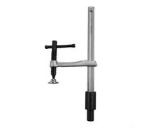 Pince de serrage à action rapide pour bancs de travail du bois avec compatibilité des trous de 16 mm/28 mm et plage de serrage maximale de 160 mm (16 mm)
