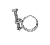 Pince de serrage à ressort en acier inoxydable 304, diamètre de fil de 2mm et 3mm, clip de raccord à double gorge, 1 pièce(100-105mm)