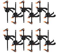 Pince de serrage - AGRAFE - Pack de 10 - Rouge - Force de serrage 11 kg - Réglage rapide