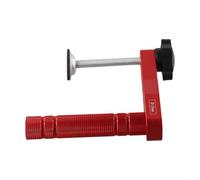 Pince de serrage antidérapante en alliage d'aluminium de 20 mm pour charpentier, outils de menuiserie, projets de menuiserie, force de serrage stable, rouge (19 mm)