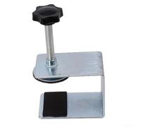 Pince de serrage avant de tiroir en acier robuste pour le travail du bois, installation d'armoires à faire soi-même avec coussinet en silicone pour gratter la pièce argentée (1 pièce)