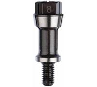 Pince de serrage avec écrou de serrage, 8 mm, adaptée à GGS 16 Bosch Accessories 1608570041 Diamètre 8 mm N/A