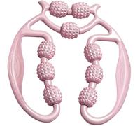 Pince De Serrage Circulaire À 9 Roues For Jambes, Pince De Serrage Circulaire À 9 Roues, Pince De Serrage En Forme D'anneau Portative, Relaxant Musculaire À 360 Degrés(Pink)