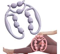 Pince De Serrage Circulaire À 9 Roues, Pince De Serrage Portable En Forme D'anneau, Relajador De Piernas, Rouleau À Anneau Multifonctionnel À 360 Degrés For Les Jambes, Cou, Mains Et Les Bras