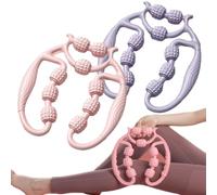 Pince De Serrage Circulaire À 9 Roues, Pince De Serrage Portable En Forme D'anneau, Relajador De Piernas, Rouleau À Anneau Multifonctionnel À 360 Degrés For Les Jambes, Cou, Mains Et Les Bras