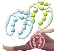 Pince De Serrage Circulaire À 9 Roues, Pince De Serrage Portable En Forme D'anneau, Relajador De Piernas, Rouleau À Anneau Multifonctionnel À 360 Degrés For Les Jambes, Cou, Mains Et Les Bras