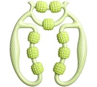 Pince De Serrage Circulaire À 9 Roues, Pince De Serrage Portable En Forme D'anneau, Rouleau À Anneau Multifonctionnel À 360 Degrés For Les Jambes, Cou, Mains Et Les Bras(Green)
