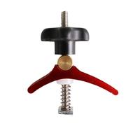 Pince de serrage en T - Fixation de maintien réglable pour les tâches de précision | Bras de verrouillage compact avec levier à dégagement rapide, prise en main antidérapante et filetage à couple