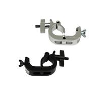 Pince de serrage for éclairage de scène en aluminium noir et argent, charge de 250 kg, for ferme, collier de serrage for tuyau de 2 pouces, accessoires(Silver)