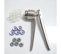 Pince de serrage manuelle for capsuleuse de flacons, Machine à sceller les bouteilles en acier for flacons de 13mm et 20mm, 1 pièces(Full Al capper,20mm)