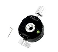 Pince de serrage panoramique à 360 degrés pour appareil photo reflex numérique à libération rapide Adaptateur de montage pour appareil photo reflex numérique Trépied Accessoires Plaque de trépied