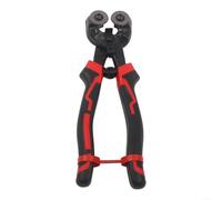 Pince de serrage pour carrelage avec facteur de forme compacte et portable, poignée souple et action assistée par ressort pour un travail efficace du carrelage (pince à double roue)