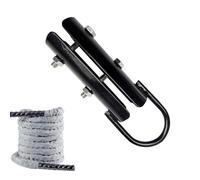 Pince de serrage pour corde d'escalade - Crochet de fixation robuste de 38 mm, attaches de corde sécurisées, accessoire d'équipement de fitness de serrage stable | Outil d'entraînement de gym à