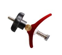 Pince de serrage pour rail avec fente en T, fixations de maintien réglables et précises - Système de guidage anodisé robuste, ensemble de pinces de en métal, équipement d'alignement de pr
