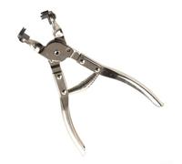 Pince de serrage pour tuyau de voiture avec têtes pivotantes et poignées antidérapantes, matériau métallique, plage d'ouverture de 0 à 28 mm, outil pour un contrôle sécurisé du collier de serrage dans