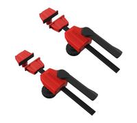Pince de Serrage Rapide, Lot de 2 Pinces de Bureau pour le Travail du Bois, Fixation Rapide, éléments de Serrage Réglables pour le Travail du Bois, Outil Uxiliaire