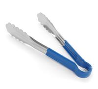 Hendi Pince de service HACCP 300 mm – Acier inoxydable, poignée enduite, bleu