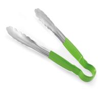 Hendi Pince de service HACCP 300 mm acier inoxydable poignée enduite verte