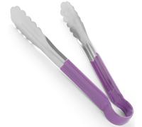 Hendi Pince de service HACCP 250 mm acier inoxydable poignée enduite violet