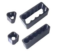 Pince de soudage de batterie réglable 18650 Support de fixation ABS Convient pour les projets électroniques 3 4 6 10 trous Option Stable Batterie Pochoir de soudure