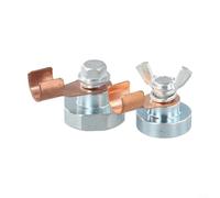 Pince de soudage magnétique pour le travail des métaux, tête d'aimant de soudage, outil de support de serrage magnétique puissant, pour réparation de tôles automobiles (petite + grande)