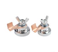Pince de soudage magnétique pour une mise à la terre rapide - Forte adhérence sur des surfaces métalliques plates ou incurvées - Outil de support de soudure portable pour poteaux et tables