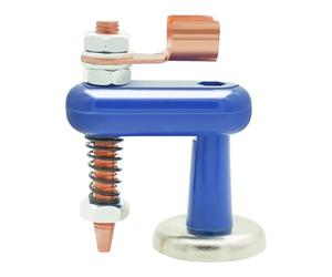 Pince de soudage magnétique, soudage réglable et robuste, support queue en cuivre, 73 x 65 mm pour installations industrielles, d'énergie pendant les tâches