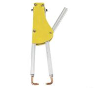 Pince de soudage par points portable pour réparation de tôles avec pression réglable et poignée ergonomique pour plaque d'acier à faire soi-même pour fusion de 123 mm de longueur