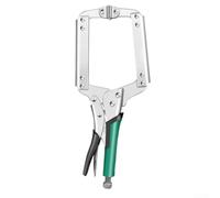 Pince de soudure réglable de 27,9 cm avec coussinet pivotant - Pince professionnelle pour travaux de tôlerie, réparation électrique, gorge de 25 mm (35,6 cm)