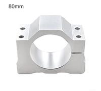 Pince de support de moteur en aluminium pour applications CNC - Diamètre intérieur : 40 mm, 45 mm, 52 mm, 65 mm, 80 mm (80 mm)